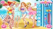 Princess Elsa, Ariel, Anna and Rapunzel Beach Party Disney Princess Game for Kids