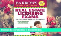 Read Online  Barron s Real Estate Licensing Exams, 10th Edition (Barron s Real Estate Licensing