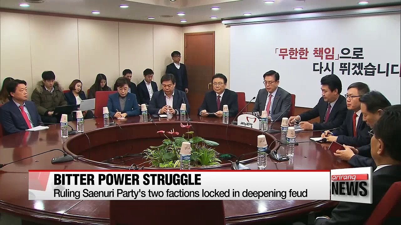 Ruling Saenuri Party's two factions locked in d...