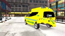 COLORS STREET VEHICLES AMBULANCE & COLORS TALKING TOM CAT LEARN COLORS CAR TOYS RHYMES ANIMATED