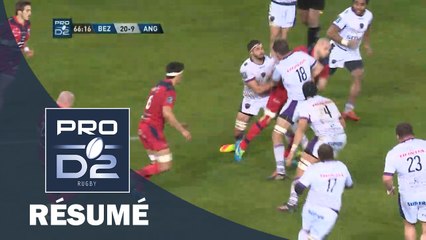 PRO D2 - Résumé Béziers-Angoulême: 41-9 - J16 - Saison 2016/2017