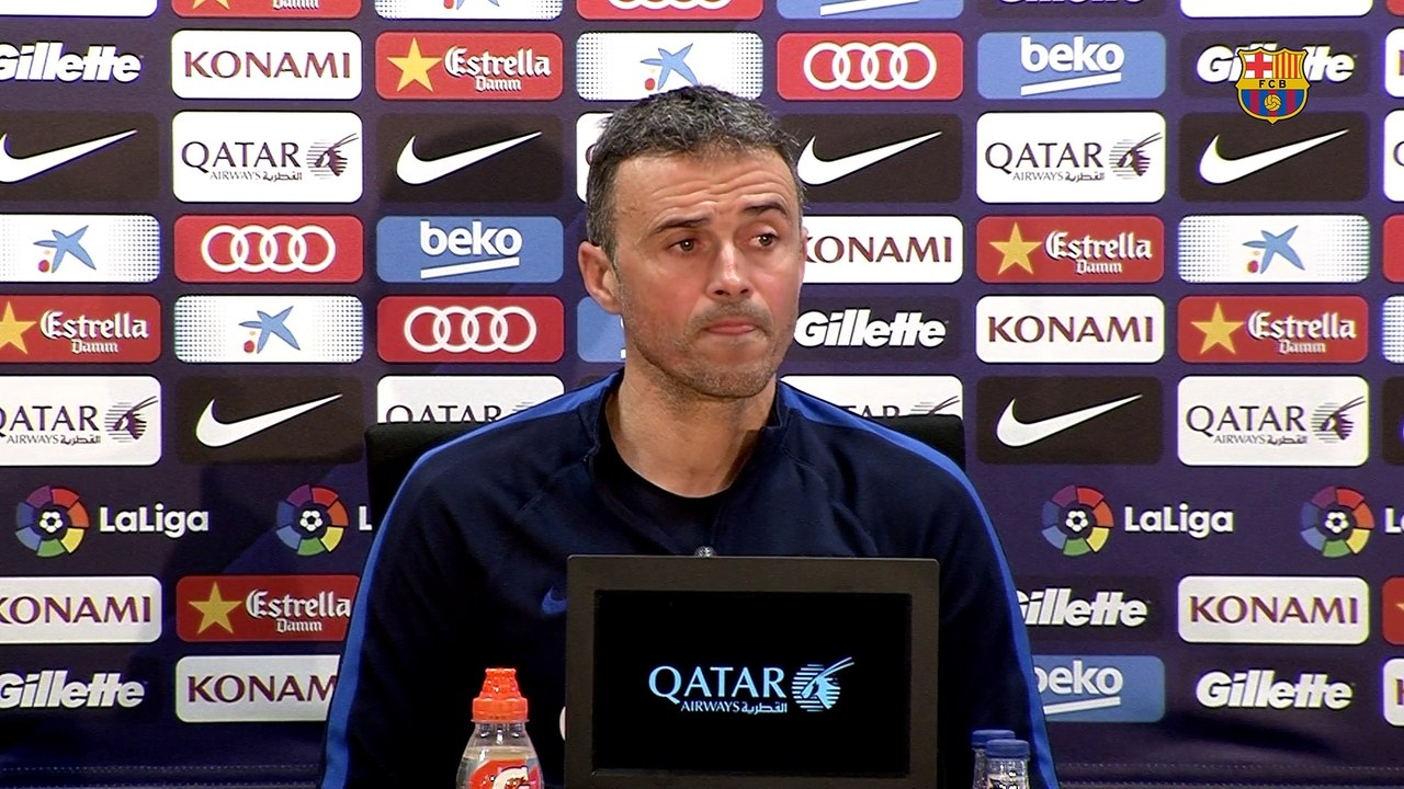 Luis Enrique: " Both teams will want to keep po...