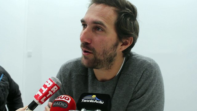 Tennis - FFT - Arnaud Di Pasquale : Oui, ça a joué sur ma décision le climat actuel qu'il y a la FFT !