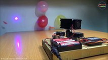 DIY - Homemade Laser ROBOT Remote Controlled