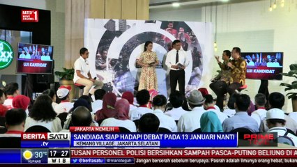 Sandiaga Uno Klaim Siap Hadapi Debat