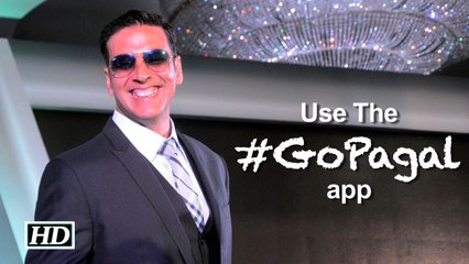 Akshay Kumar unveils the #GoPagal App