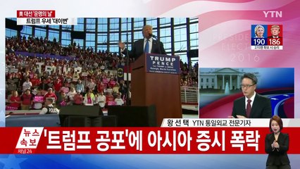 美 대선 트럼프 우세 '대이변' ① / YTN (Yes! Top News)