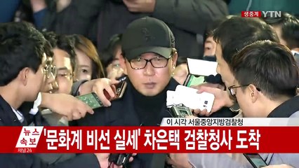 '문화계 비선 실세' 차은택 씨 검찰로 이송 / YTN (Yes! Top News)