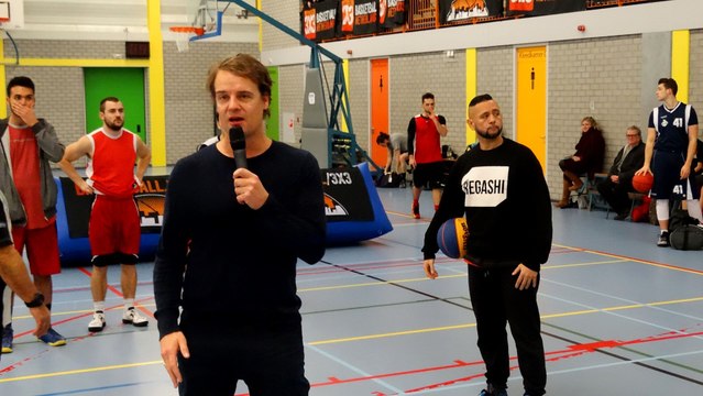 Wethouder Hamerslag opent Streetball Masters - Sporthal Den Oert / Spijkenisse 2017