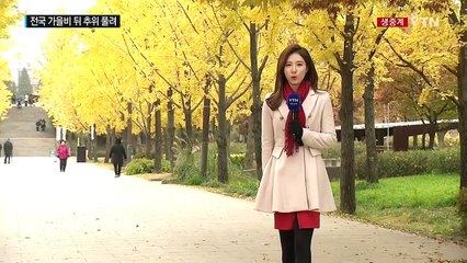 [날씨] 가을비 내리며 쌀쌀...내일부터 추위 풀려 / YTN (Yes! Top News)