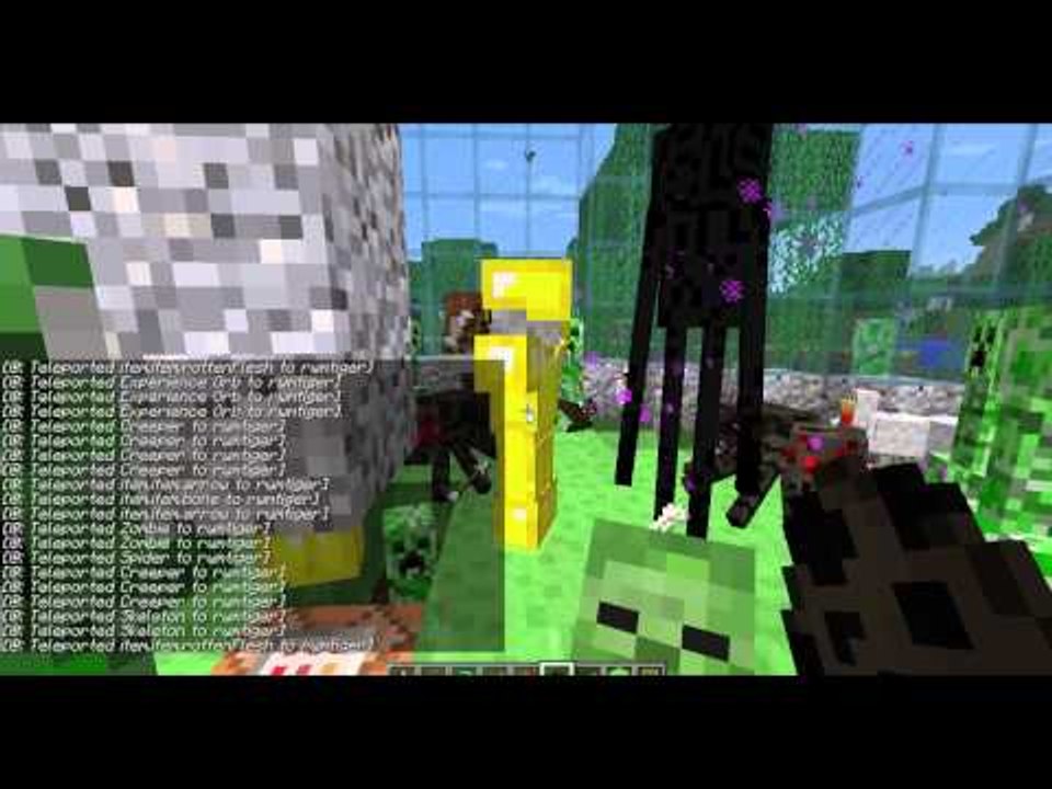 Minecraft: using TP with @e!