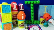 Learn The Letter I with ABC Surprise Eggs - Word and Name Starting with i: Iron Man Iago