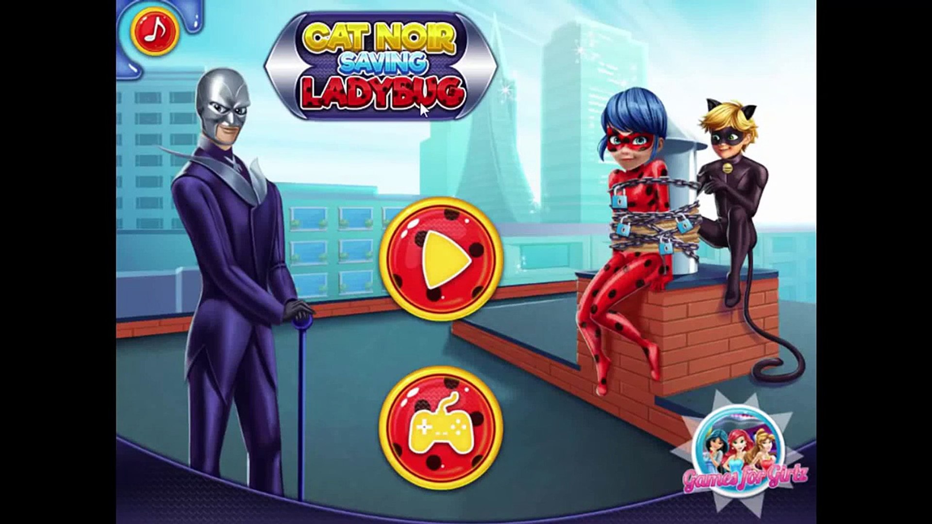 Miraculous Ladybug Games Cat Noir Saving Ladybug