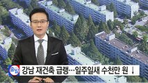 강남 재건축 아파트 급랭...일주일새 수천만 원 하락 / YTN (Yes! Top News)