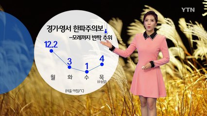 [날씨] 경기·영서 한파주의보...다시 '반짝 추위' / YTN (Yes! Top News)