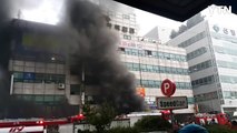 [영상] 광명 중고차 매매단지 화재 