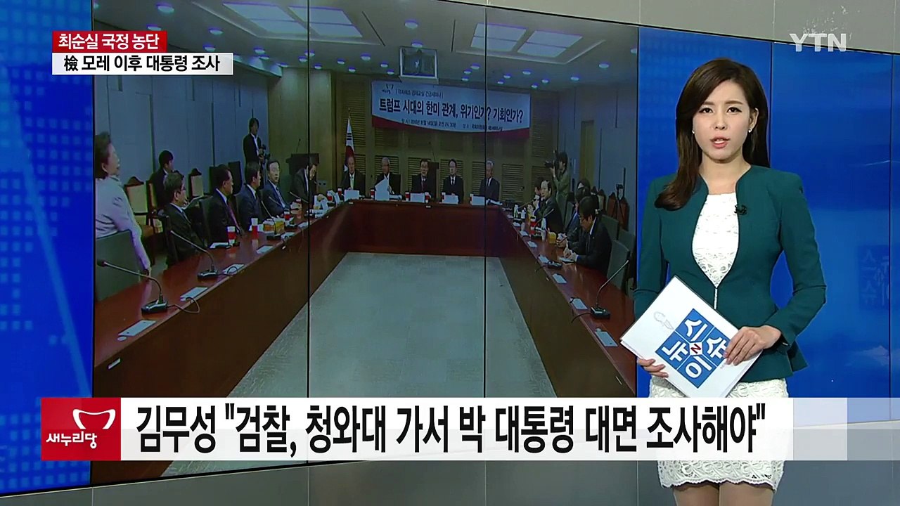 김무성 "검찰, 청와대 가서 박근혜 대통령 대면 조사해야" / YTN (Yes! Top News)