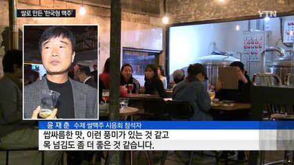 맥주의 이색 변신...쌀로 만든 '한국형 맥주' / YTN (Yes! Top News)