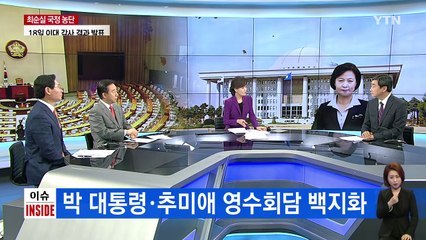 14시간 만에 양자회담 철회...체면 구긴 추미애 / YTN (Yes! Top News)