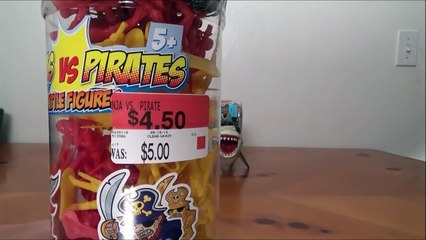 Ninjas  vs Pirates Battle Figures Unboxing & P