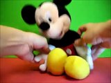 Mickey Mouse - Kinder surprise eggs unboxing - Disney Donald duck plays Basketball!