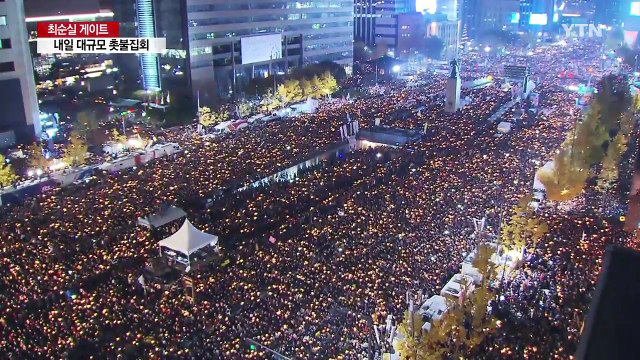 전국 곳곳 대규모 집회... 100만 촛불 집결 / YTN (Yes! Top News)