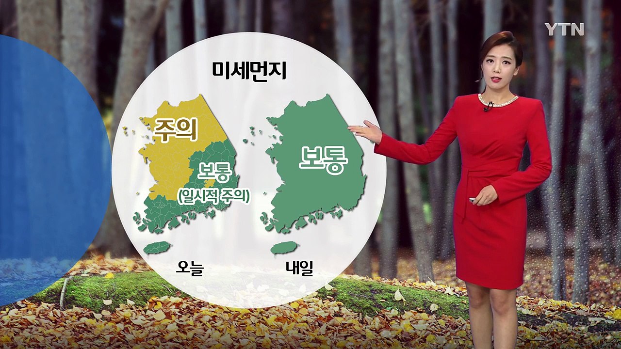 [날씨] 내일 아침 대부분 비 그쳐...미세먼지 보통 수준 / YTN (Yes! To...