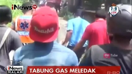 Panik Akibat Tabung Gas Meledak, Seorang Buruh Lompat ke Jurang