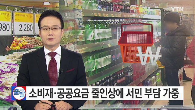 소비재·공공요금 줄인상에 서민 부담 가중 / YTN (Yes! Top News)