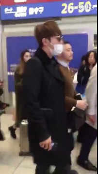 JANG KEUN SUK AT INCHEON AIRPORT ARRİVAL TO GUANGZHOU AIRPORT CHİNA 07.01.2017