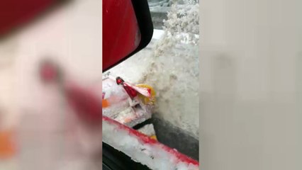 Neve in Puglia: viaggio sullo spazzaneve da Molfetta verso bari