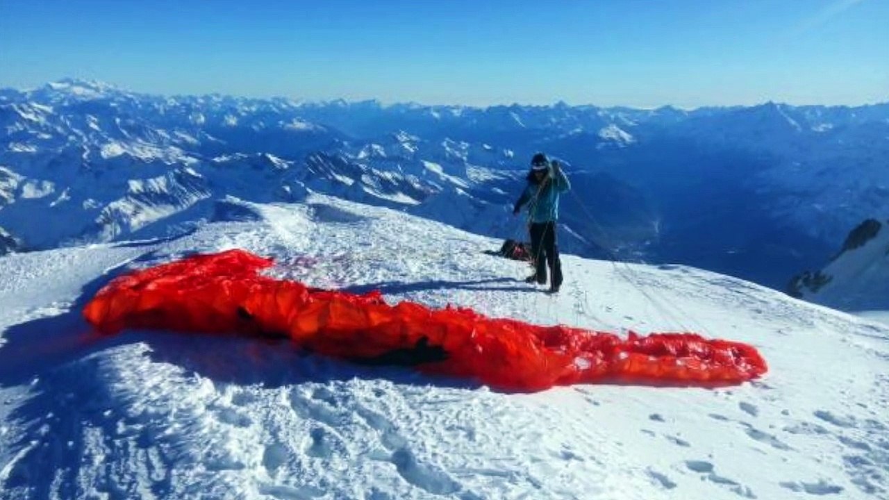 Mont Blanc parapente Biplace fin d'année 2016