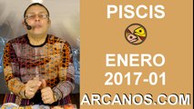 PISCIS ENERO 2017-1 al 7 Ene 2017-Amor Solteros Parejas Dinero Trabajo-ARCANOS.COM