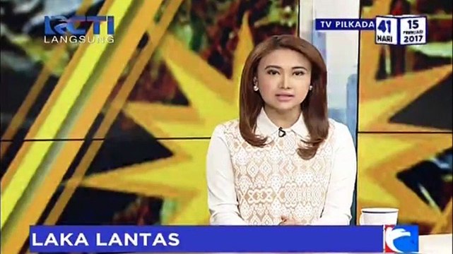 Mobil Pikap Tabrak Truk Kapur di Tol Dalam Kota