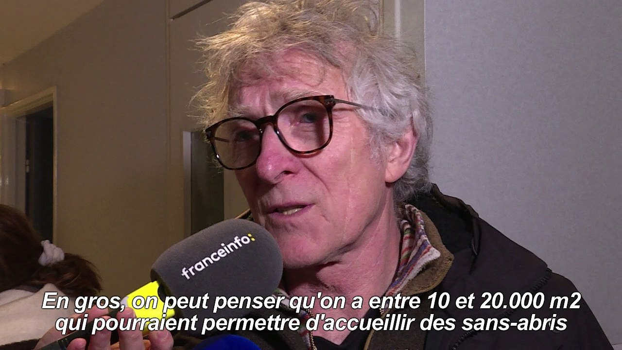 Mal-Logement: action coup de poing du DAL à l'Hôtel-Dieu à Paris