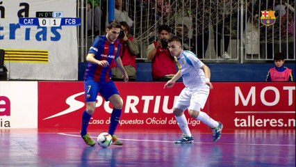 [HIGHLIGHTS] FUTSAL (LNFS): Santa Coloma - FC Barcelona Lassa (3-4)