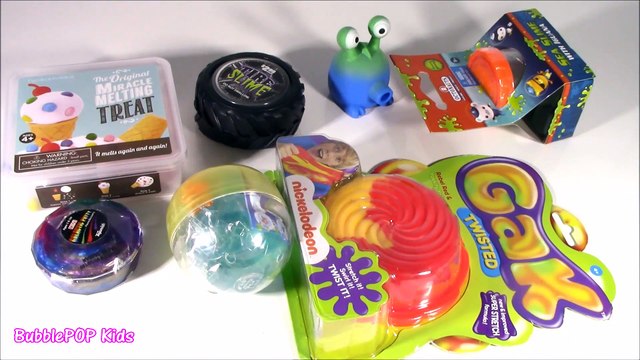 NEW Squishy Stuff! Fish BOWL SLIME! Melting Ice Cream CONE Putty GAK! SLIME SUCKER Goo! FUN