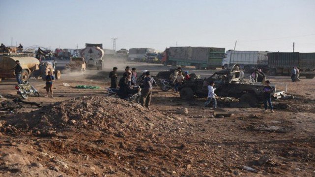 Azez'de bomba yüklü araçla saldırı