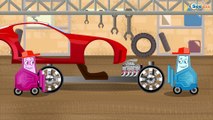 The Yellow Tow Truck helps in the City - Cars & Trucks Cartoons - World of Cars for children