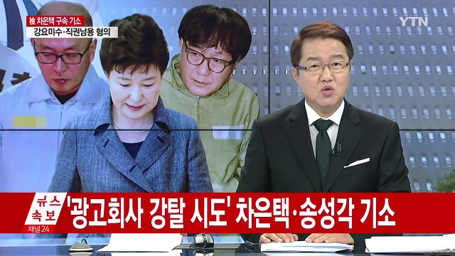 '포레카 강탈 시도' 차은택·송성각 기소...대통령 '조력' / YTN (Yes! Top News)