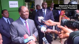 Ivory Coast votes as president seeks strong majority