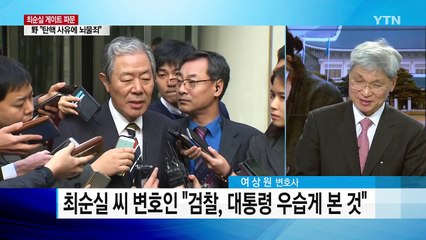 최순실 변호인 "검찰, 대통령 우습게 본 것" / YTN (Yes! Top News)