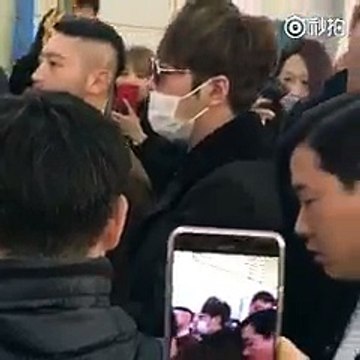 JANG KEUN SUK AT INCHEON AIRPORT ARRİVAL TO GUANGZHOU AIRPORT CHİNA 07.01.2017