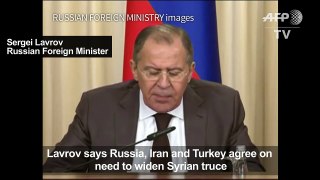 Russia, Iran, Turkey agree on need to widen Syria truce-I1mQBIuwZTM