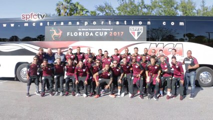 São Paulo viaja e é recebido por organizadores da Florida Cup