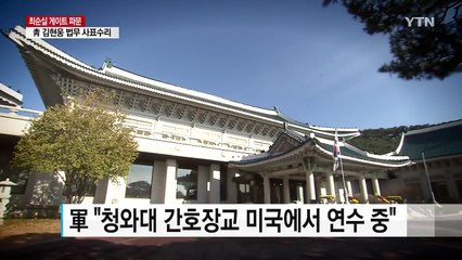 軍 "靑 간호장교 미국연수...'7시간' 아는바 없어" / YTN (Yes! Top News)