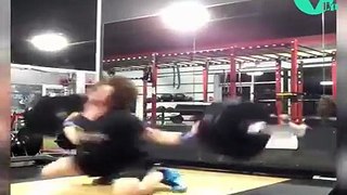 Gym fail compilation. Try to not laugh