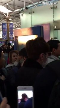 JANG KEUN SUK AT INCHEON AIRPORT ARRİVAL TO GUANGZHOU AIRPORT CHİNA 07.01.2017