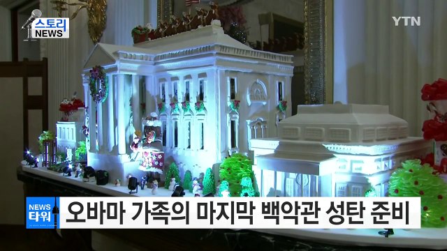 [영상] 오바마 가족이 준비한 마지막 백악관 성탄 모습은? / YTN (Yes! Top News)