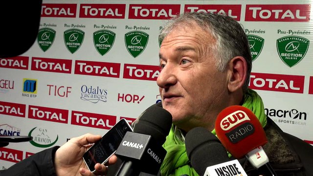 Bernard Pontneau après le report de Section Paloise - Lyon : Il y avait un risque pour l'intégrité des joueurs